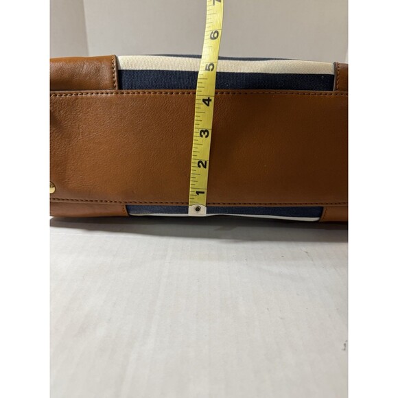 Michael Kors Hamilton Striped Canvas Large Tote Satchel 35S3GHMT3R - Picture 9 of 16